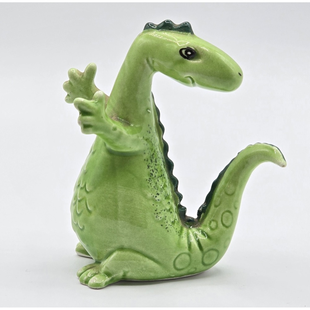 Vtg 1950s Puff & Stuff Dinosaurs Salt‎ and Pepper Shakers Japan Ceramic Single